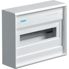 Щит наружный 12 мест, без дверцы (245х305х96,5), Class II, IP 30// Hager - Volta (Цвет - Белый)