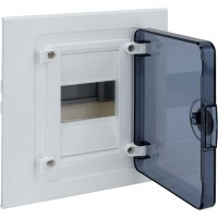 Щит скрытой установки, 4М, с прозрачной дверцей