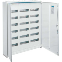 Щит наружный 216 мест, глухая дверца (950х800х160), Class II, IP44 // Hager - FWB (Металл - Белый)