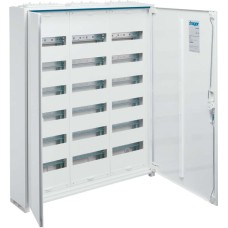 Щит наружный 216 мест, глухая дверца (950х800х160), Class II, IP44 // Hager - FWB (Металл - Белый)