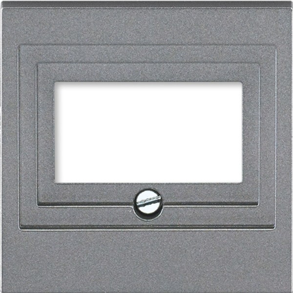 Накладка ABB Levit для розеток USB / HDMI / VGA сталь