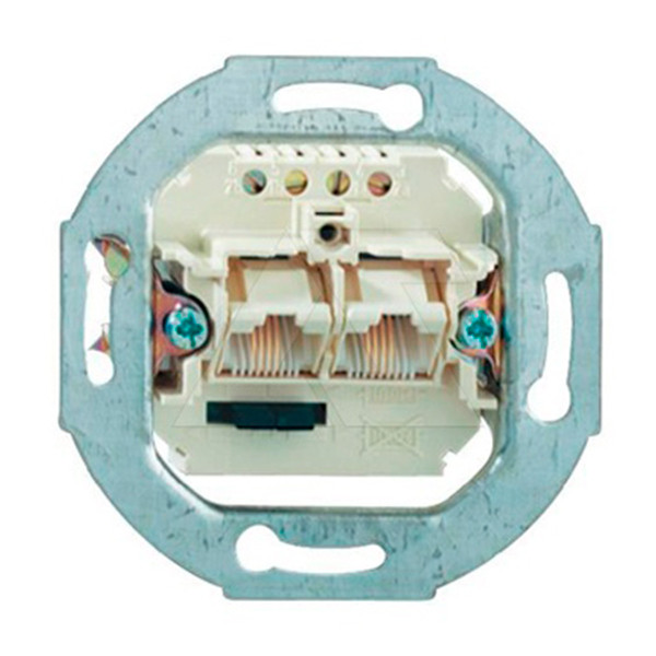 Basic 55 - Розетка 2хRJ-45 UTP CAT5E 8конт.