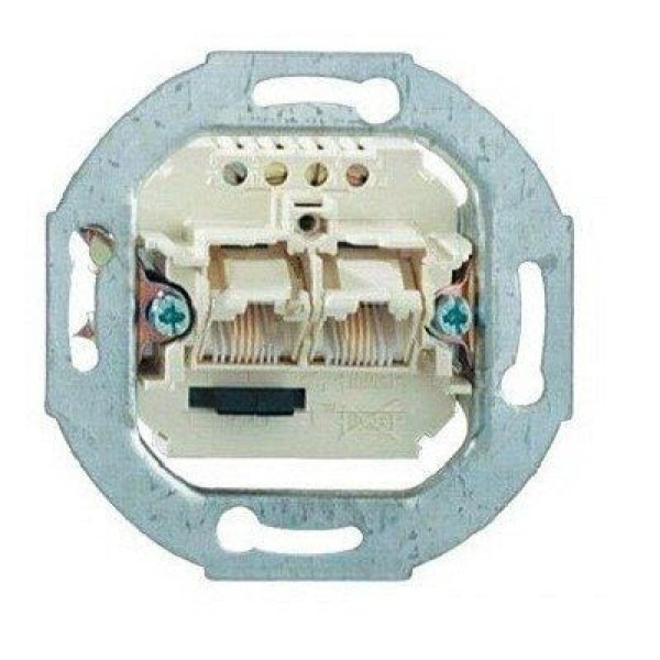 Basic 55 - Розетка 2хRJ-45 UTP CAT6