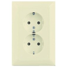 Розетка двойная SCHUKO®, сл. кость