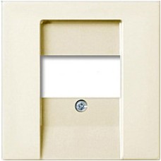 Лицевая панель для аккустических и 2хUSB розеток, сл. кость