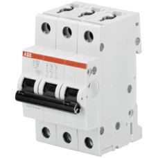 Авт. выключатель S203-D25, 3P D 25A Icu=10kA 3M