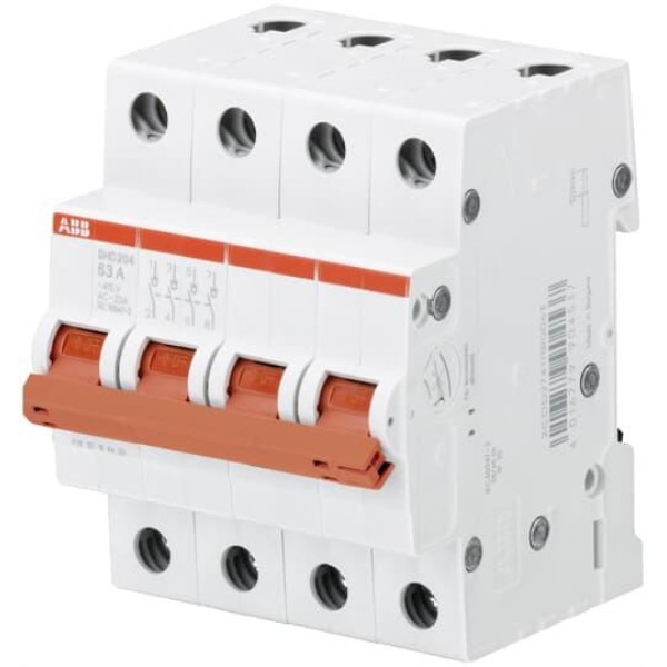 Выкл. нагрузки SHD204-16, 4P 16A Inc=10kA 4M