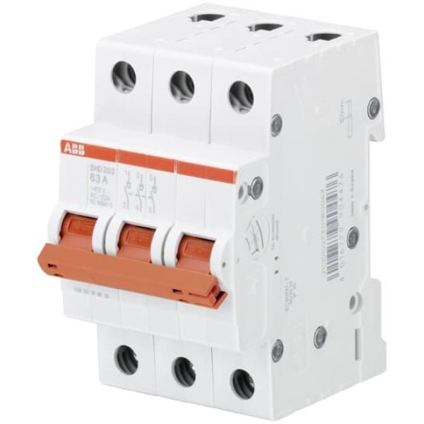 Выкл. нагрузки SHD203-25, 3P 25A Inc=10kA 3M