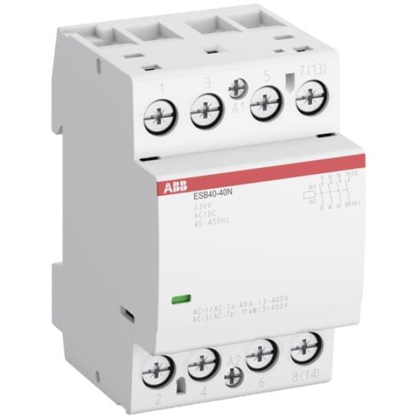 Контактор модульный ESB40-30N-06, 40A, 3NO, 230VAC/DC, 3M