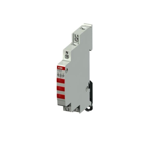 Индикатор E219-3C, 115_250VAC, 3 красных LED, 0,5M