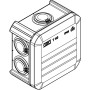 Коробка распред. T 40 без клемм, IP55, 90х90х52мм, 7 вводов М25, серый, полипропилен
