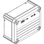 Коробка распред. T 100 OE, IP66, 150x116x67мм, без вводов, серый, полипропилен
