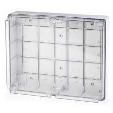 Коробка разветвительная Scame SCABOX 460х380х130mm, IP56, без вводов, прозрачная крышка