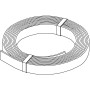Полоса 5052 DIN 30x3,5 стальная, сечением 30х3,5мм, (бухта 30м/25кг), горячее оцинкование OBO BETTERMANN