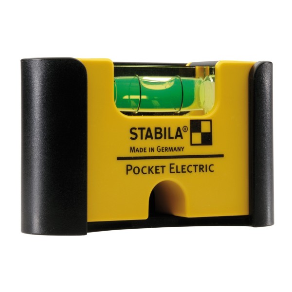 Пластиковый уровень STABILA Pocket Electric с чехлом для ремня