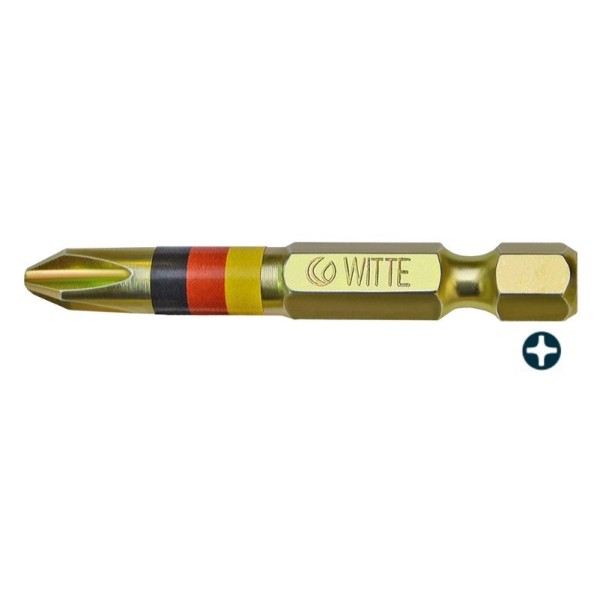 Бита WITTE XD 1/4" PZ2х50 мм