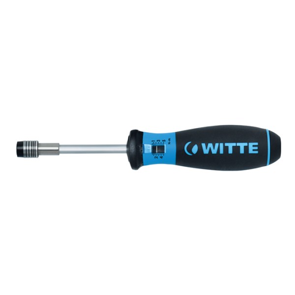 Динамометрическая отвертка WITTE PRO BITDRIVE TORQUE 1,0-5,0 Nm