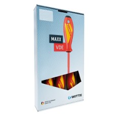 Набор диэлектрических отверток WITTE MAXX VDE 5 пр. SL/PZ1+2
