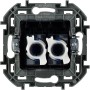 Inspiria - Розетка 2хRJ-45 UTP CAT6 (белый)