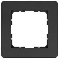 Рамка 1-кратная - G-Flex (антрацит), артикул G1101B