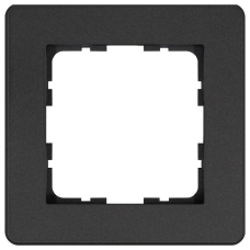 Рамка 1-кратная - G-Flex (антрацит), артикул G1101B