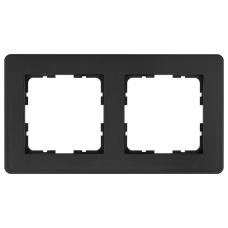 Рамка 2-кратная - G-Flex (антрацит), артикул G1102B