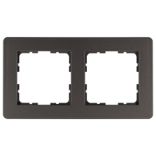 Рамка 2-кратная - G-Flex (мокко), артикул G1102Z
