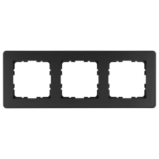 Рамка 3-кратная - G-Flex (антрацит), артикул G1103B