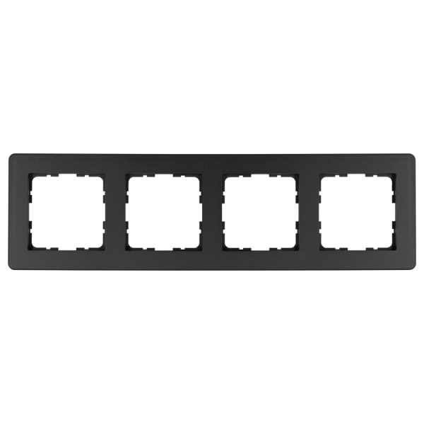 Рамка 4-кратная - G-Flex (антрацит), артикул G1104B