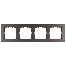 Рамка 4-кратная - G-Flex (мокко), артикул G1104Z