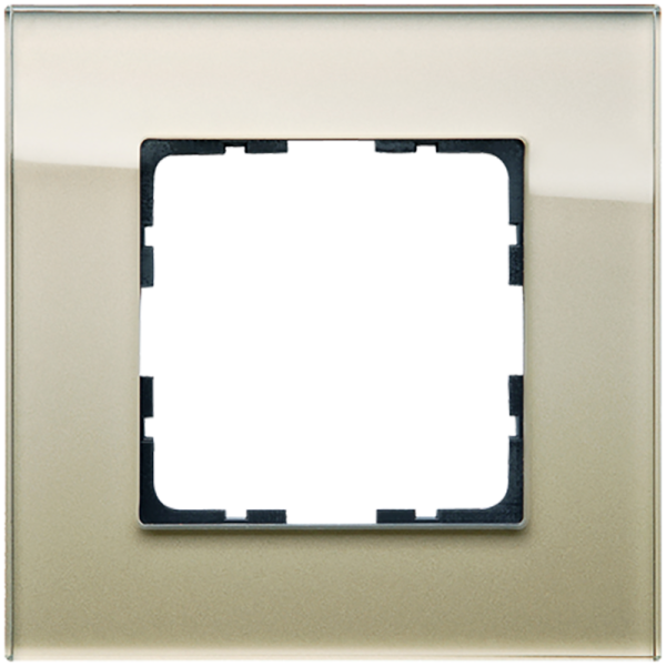 Рамка 1-кратная из стекла - G-Glass (шампань), артикул G1001GG