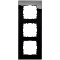 Рамка 3-кратная из стекла - G-Glass (черный), артикул G1003GB