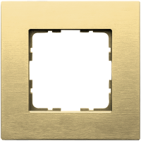 Рамка 1-кратная из алюминия - G-Metal (шампань), артикул G1001AG