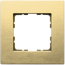 Рамка 1-кратная из алюминия - G-Metal (шампань), артикул G1001AG
