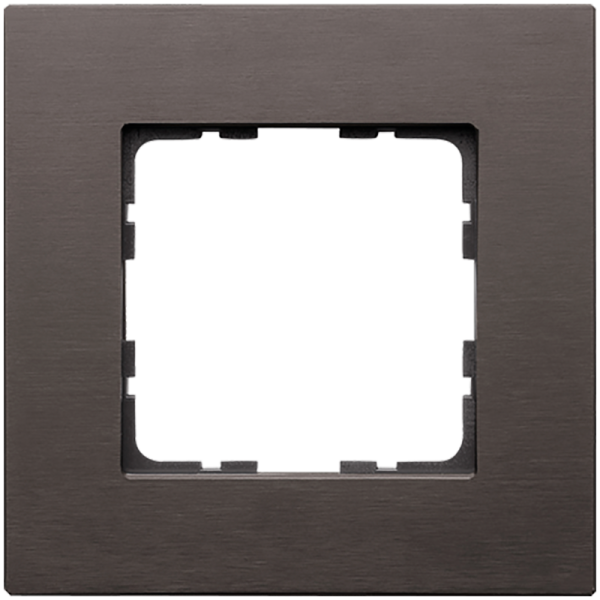 Рамка 1-кратная из алюминия - G-Metal (коричневый), артикул G1001AZ