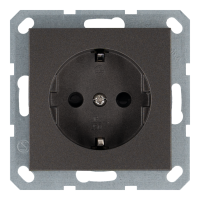 Розетка SCHUKO&reg; 16A со шторками - G (мокко), артикул G5501Z