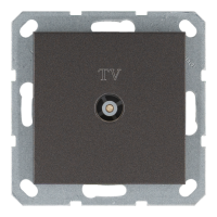 Розетка TV оконечная с накладкой - G (мокко), артикул G6001Z