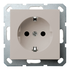 Розетка SCHUKO&reg; 16A со шторками - G (тауп), артикул G5501T