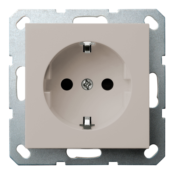 Розетка SCHUKO&reg; 16A со шторками - G (тауп), артикул G5501T