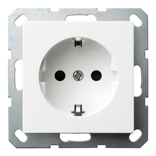 Розетка SCHUKO&reg; 16A со шторками - G (белый глянцевый), артикул G5501W