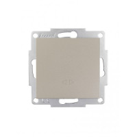 Выключатель 1кл. промежуточный титановый Lezard Vesna