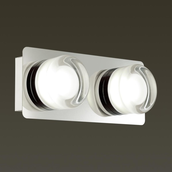 5206/10WL VINTAGE никель Бра IP44 LED 2*5W 4000K 220V ORTEGA