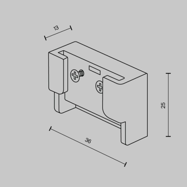 Заглушка Accessories for system Parity TRA130BECDuo-B
