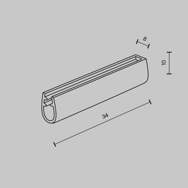 Заглушка Accessories for system Parity TRA130BEC-B