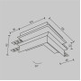 Соединитель угловой Accessories for tracks Exility TRA34CO-42W