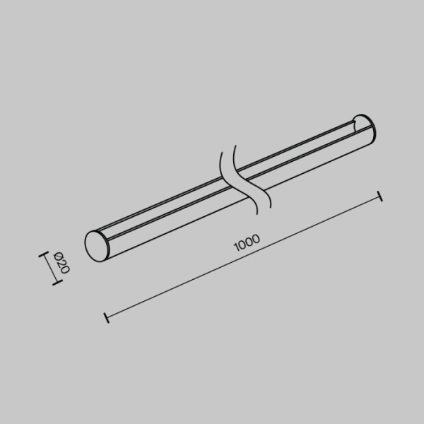 Опорный стержень Accessories for system Parity TRA130SR-1B