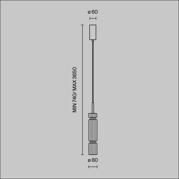 Подвесной светильник Ordo MOD272PL-L12B3K1