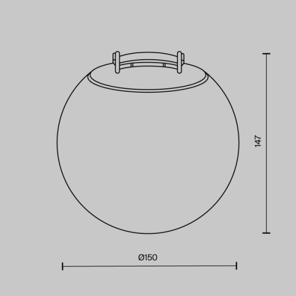 Трековый светильник Luna TR125B-10W3K-B
