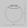 Трековый светильник Luna TR125B-10W3K-B