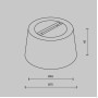 Чаша для двойного вывода ленты Accessories for system Parity TRA130CRDuo-B